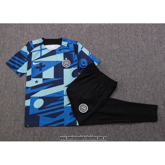 Chandal del Inter Milan 22-23 Manga Corta Azul